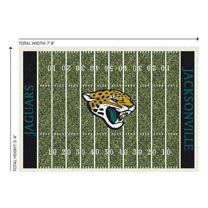 Sale Kirklands Home Jacksonville Jaguars Home Field Area Rug, 6x8