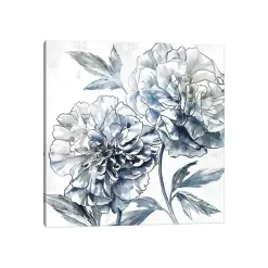 Online Kirklands Home Japanese Peony Canvas Art Print Blue