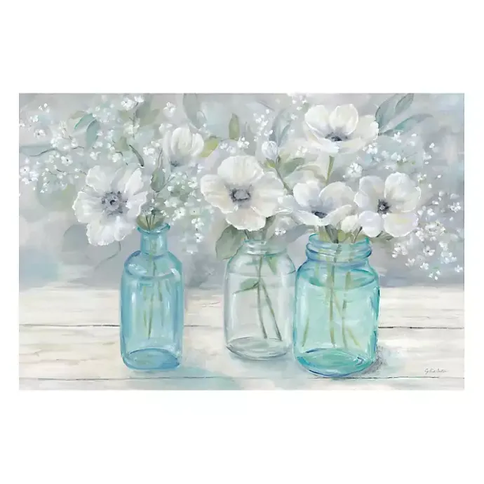 Sale Kirklands Home Jar Bouquet Landscape Giclee Canvas Art Print Multi