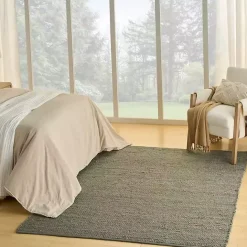 Sale Kirklands Home Jaxon Sage Natural Jute Area Rug, 5x7 Green