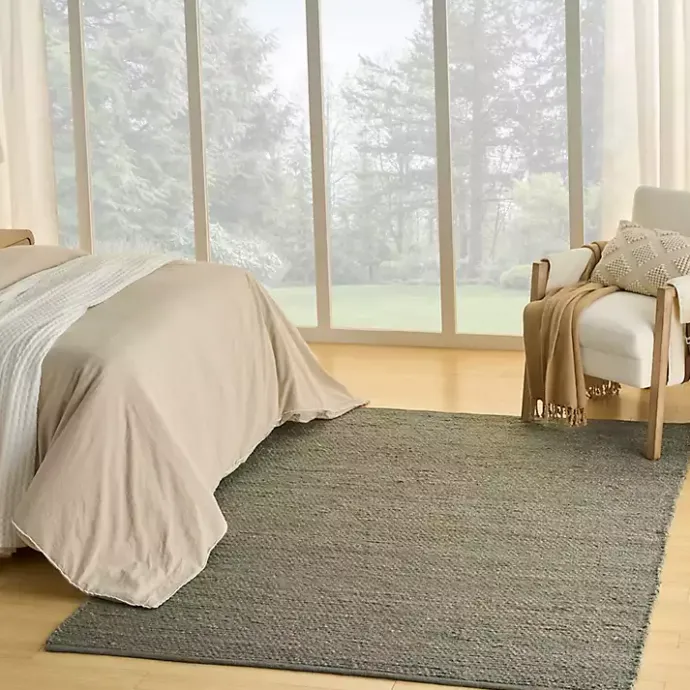 Sale Kirklands Home Jaxon Sage Natural Jute Area Rug, 5x7 Green