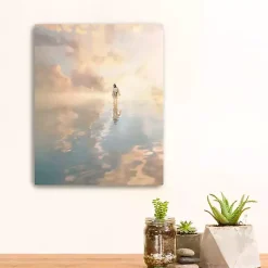 Online Kirklands Home Jesus Walking on Water Canvas Art Print, 16x20 in.