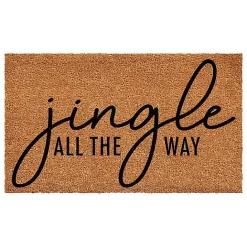 Hot Kirklands Home Jingle All the Way Coir Doormat