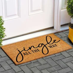 Hot Kirklands Home Jingle All the Way Coir Doormat