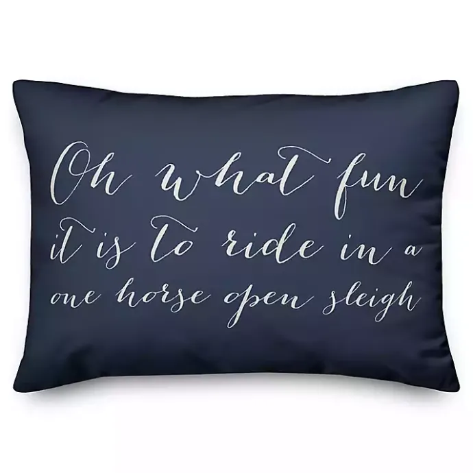 Outlet Kirklands Home Jingle Bells Accent Pillow