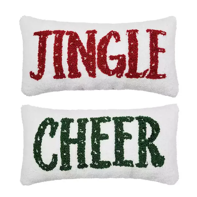Online Kirklands Home Jingle Cheer Reversible Lumbar Pillow