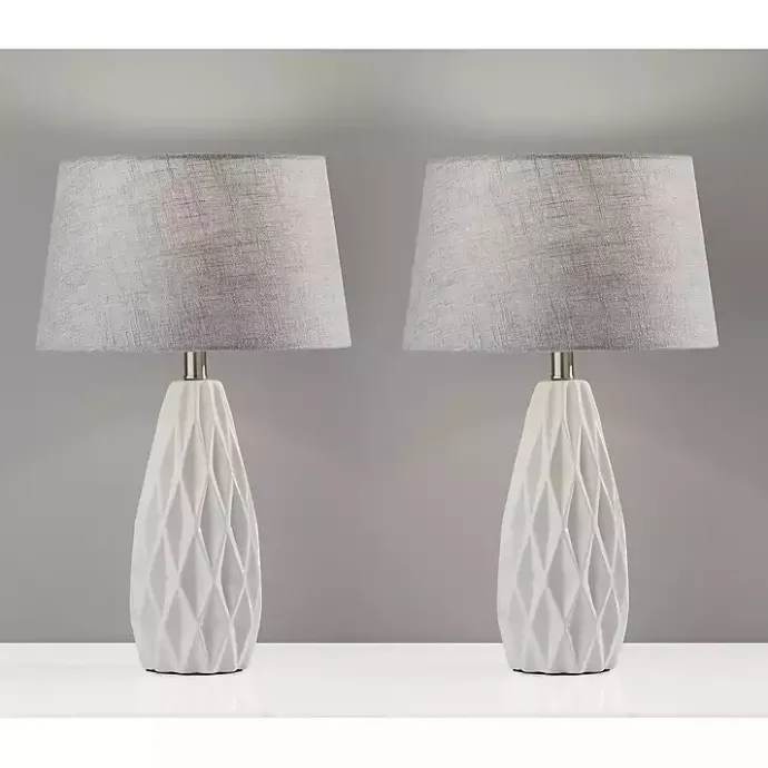 Best Kirklands Home Joan Table Lamps, Set of 2 Gray