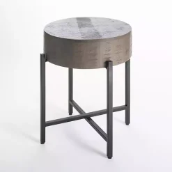 New Kirklands Home Jodi Mango Wood Side Table