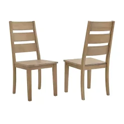 Online Kirklands Home Jolie Ladder Back 2-pc. Dining Chair Set Tan