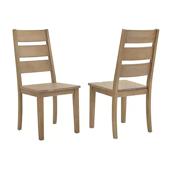 Online Kirklands Home Jolie Ladder Back 2-pc. Dining Chair Set Tan