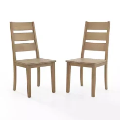 Online Kirklands Home Jolie Ladder Back 2-pc. Dining Chair Set Tan