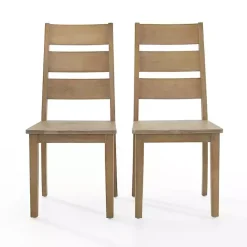 Online Kirklands Home Jolie Ladder Back 2-pc. Dining Chair Set Tan