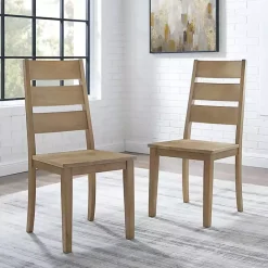Online Kirklands Home Jolie Ladder Back 2-pc. Dining Chair Set Tan