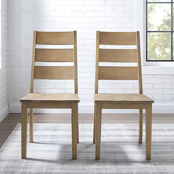 Online Kirklands Home Jolie Ladder Back 2-pc. Dining Chair Set Tan
