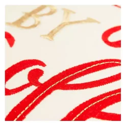 Kirklands Home Jolly by Golly Christmas Throw Pillow Ivory