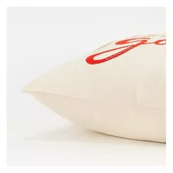 Kirklands Home Jolly by Golly Christmas Throw Pillow Ivory