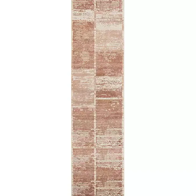 Sale Kirklands Home Jordan Aly Sand Modern Runner, 2x10 Red