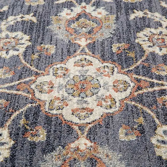 Best Kirklands Home Jordan Bea Navy Blue Area Rug, 6x9