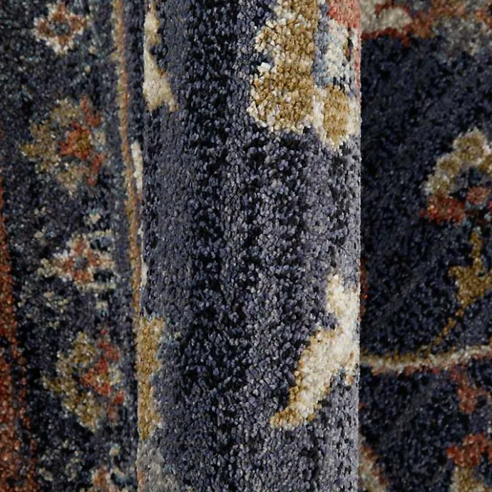 Best Kirklands Home Jordan Bea Navy Blue Area Rug, 6x9