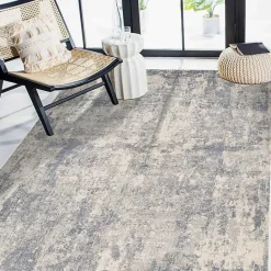 Sale Kirklands Home Jordan Cary Area Rug, 5x6 Gray