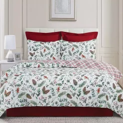 Hot Kirklands Home Jovie Pinecone 3-pc. King Quilt Set