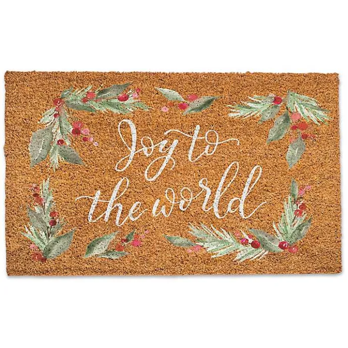 Best Kirklands Home Joy to the Word Doormat Brown