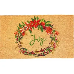 Sale Kirklands Home Joy Wreath Doormat