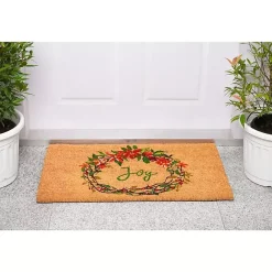 Sale Kirklands Home Joy Wreath Doormat