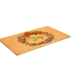 Sale Kirklands Home Joy Wreath Doormat