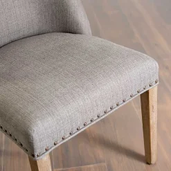 Best Kirklands Home Julia Upholstered Dining Chair Gray