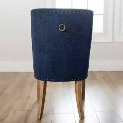 Hot Kirklands Home Julia Navy Upholstered Dining Chair Blue