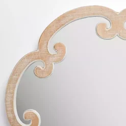Outlet Kirklands Home Juliette Curled Frame Wood Wall Mirror