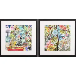 Best Kirklands Home Jungle Cat Landscape Framed Art Prints, Set of 2 Multi