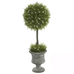 Clearance Kirklands Home Juniper Ball Tree in Pedestal Urn