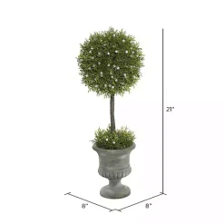 Clearance Kirklands Home Juniper Ball Tree in Pedestal Urn