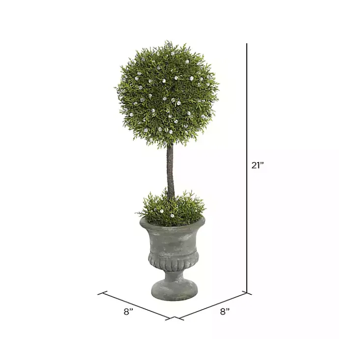 Clearance Kirklands Home Juniper Ball Tree in Pedestal Urn