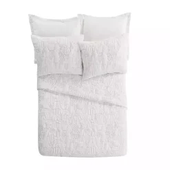 Kirklands Home Justina Blakeney Cloud Hamsa King Quilt Set White