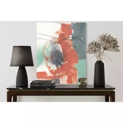 New Kirklands Home Juxtaposed Coral I Canvas Art Print