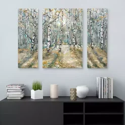 Sale Kirklands Home Kaleidoscope Trees Canvas Art Prints, Set of 3