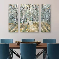 Sale Kirklands Home Kaleidoscope Trees Canvas Art Prints, Set of 3