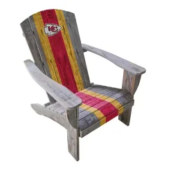 Hot Kirklands Home Kansas City Chiefs Adirondack Outdoor Chair Brown