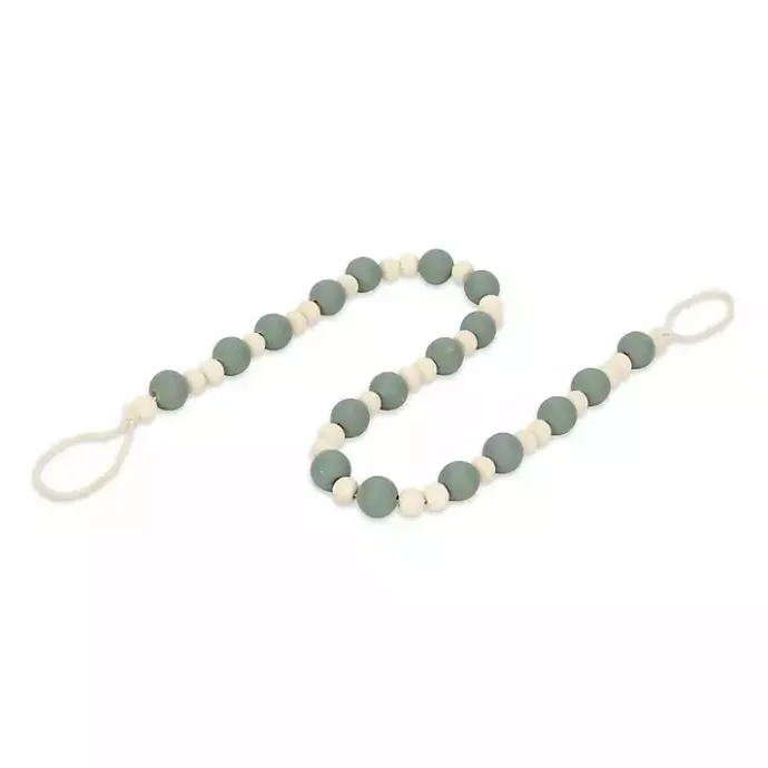 New Kirklands Home Kara Beaded Wood Decorative Garland Blue