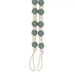 New Kirklands Home Kara Beaded Wood Decorative Garland Blue