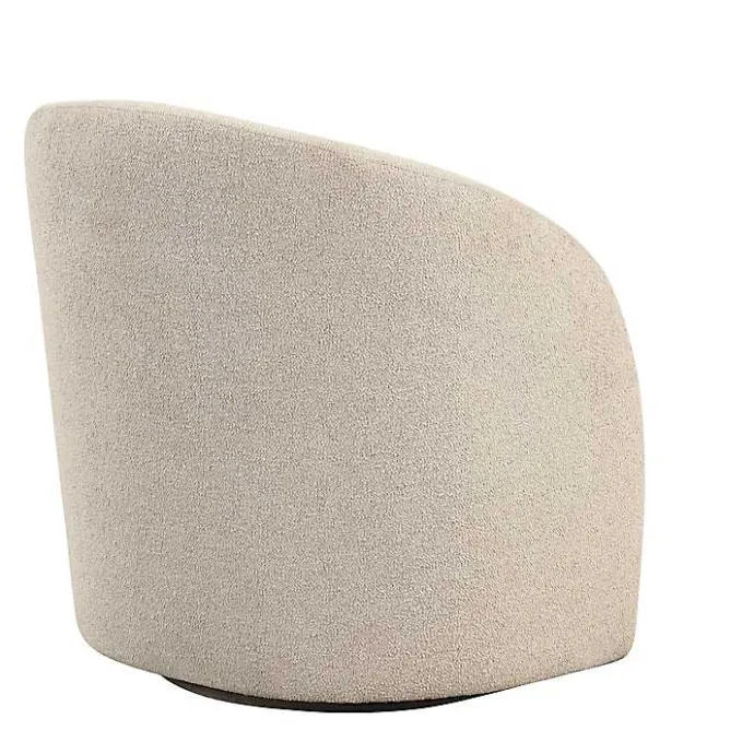 Outlet Kirklands Home Khaki Boucle Danielle Accent Chair Tan