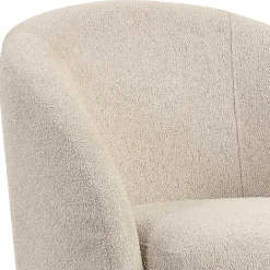 Outlet Kirklands Home Khaki Boucle Danielle Accent Chair Tan
