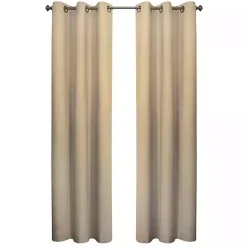 Best Kirklands Home Khaki Room Darkening Curtain Panel Set, 72 in. Tan