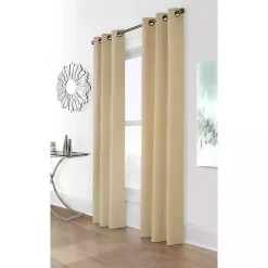 Best Kirklands Home Khaki Room Darkening Curtain Panel Set, 72 in. Tan