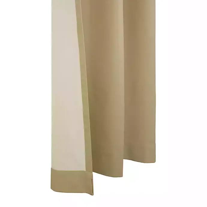 Best Kirklands Home Khaki Room Darkening Curtain Panel Set, 72 in. Tan