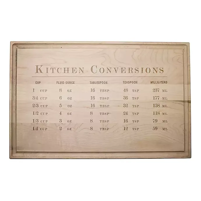 Hot Kirklands Home Kitchen Conversions Maple Wood Cutting Board Tan