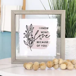 Outlet Kirklands Home Know What Love Is Framed Wall Plaque